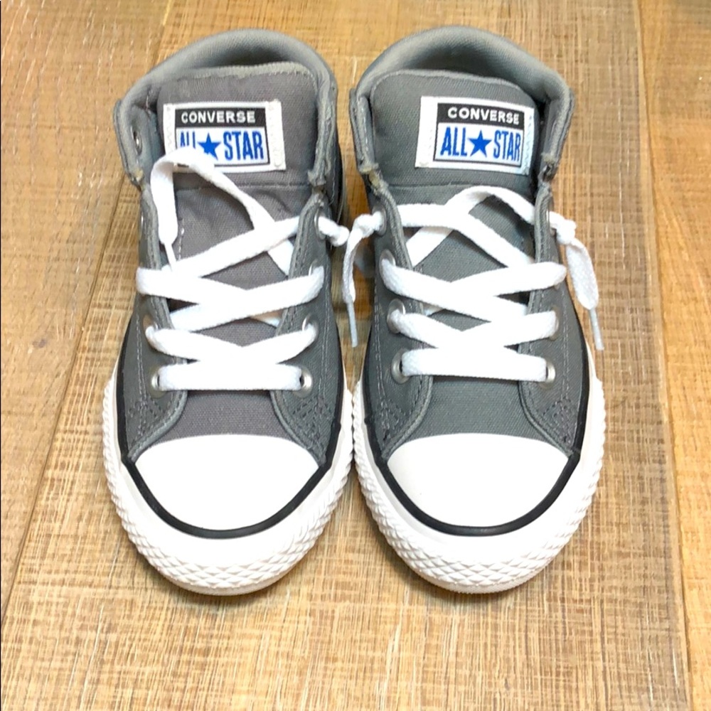 Grey Converse All Stars Kids Boys NEW Size 12
